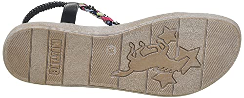 MUSTANG 1394-801, Sandali Donna, Blu Navy, 41 EU