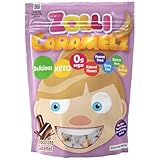 Zollipops Sugar-Free Chocolate Caramelz, Teeth-Friendly Low Calorie Candy, Keto & Diabetic Friendly, Gluten-Free, Kosher, 5oz Bag