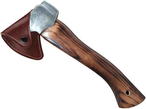 Funda de cuero para hacha, funda protectora para hacha, cubierta de cuero para la cabeza del hacha, funda de seguridad para acampar al aire libre