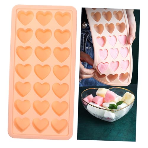 Molde Silicona para Cubos de Hielo en Forma de Corazón miniatura 6