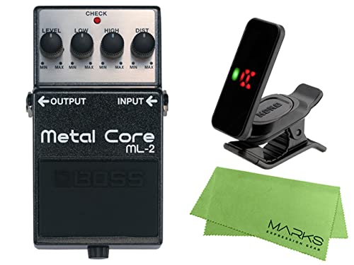 BOSS �{�X - Metal Core ML-2 + KORG Pitchclip 2 PC-2 + �}�[�N�X�I���W�i���N���X �Z�b�g