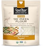 Great River Milling Organic 00 Pizza Flour | Neapolitan Pizza Dough | Crispy, Chewy Crust | Unbro...