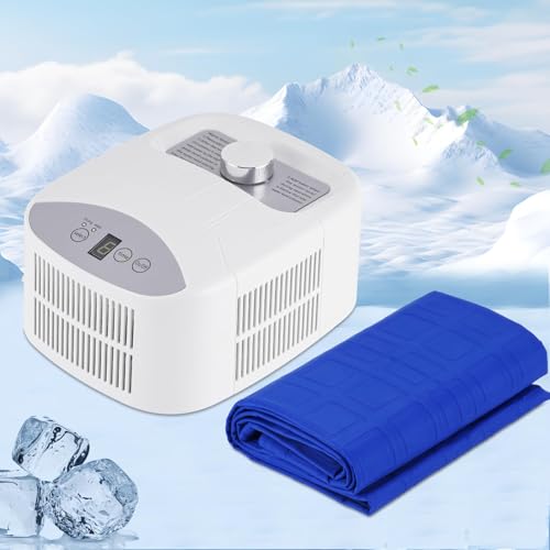 BAOSHISHAN 冷水マット 水冷マット 冷却マットレス ペルチェ式 ひんやり シングル 160cm×70cm 1-9時間タイマー 残水量が確認可能 70W 風速調整可能 猛暑対策 水が流れる冷却マットレス 冷感マットレス アパート 寮 車内 (160*70cmシングル)