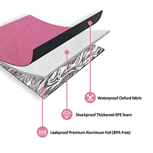 Fithome Insulated Lunch Bag For Women/Men, Reusable Leakproof Cooler Thermal Lunch Box Tote Bags Fit For Ice Pack, Adults College Fashion Lunch Bags For Work/Picnic/Travel #TOP2