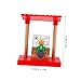 BESPORTBLE 1Set Railway Station Platform for Educational Building with Mini Station Model Wooden Accessory for Train Track Expansion for Creative Play