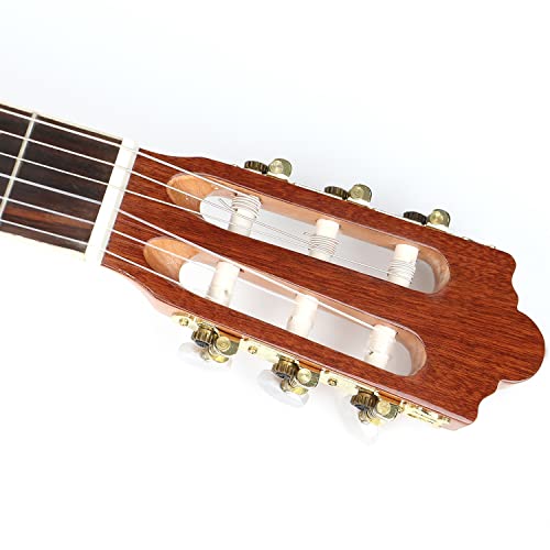 MEIeynt Guitare Acoustique Classique 39 » – Standard Pleine Taille 6 Cordes Naturelles avec Sac de Transport, accordeur… - Les Beatles, Paul McCartney, John Lennon, RIngo Starr, George Harrison MEIeynt Guitare Acoustique Classique 39'' - Standard Pleine Taille 6 Cordes Naturelles avec Sac de Transport, accordeur… – Image 7