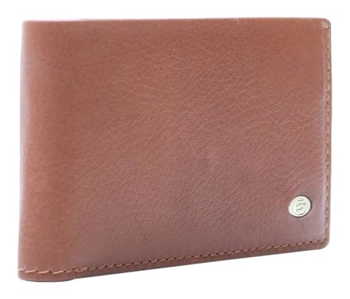 Porte-monnaie Esquire Chicago en cuir brun avec rangement cartes optimisé