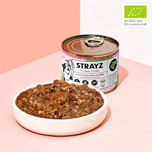 STRAYZ Katzenfutter Nass in Soße Probierpaket – Getreidefrei, Hoher Fleischanteil, ohne Zuckerzusatz, 100% natürliche Zutaten, Premium Nassfutter in Soße für wählerische Katzen