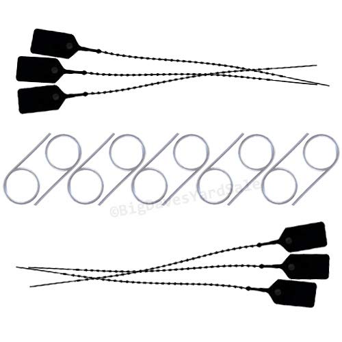 8 - Fire Extinguisher Pull Pins and 9 - BLACK Tamper Seals