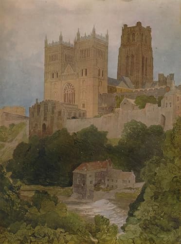 Affiche Cathédrale de Durham John Sell Cotman - Impression Murale Animaux Art 60x90cm