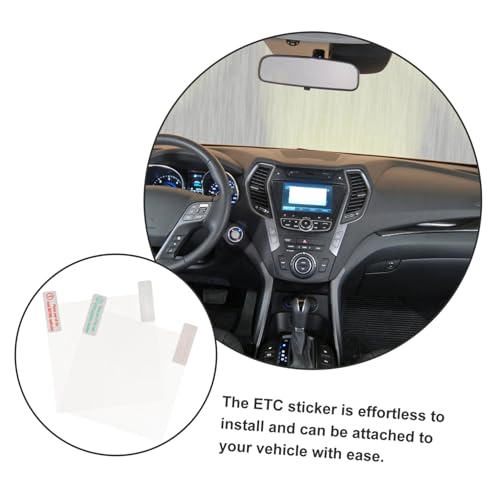 Cabilock 10pcs Car Etc Static Stickers Dash Cam Electrostatic Sticker for Windshield Easy Install Car Accessories