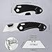 Folding Ceramic Utility Knife, Box Cutter, Ceramic Blade, All Plastic Handle, Heavy Duty Cut Drywall, Sheet Plastic, Linoleum, Boxes, Rope