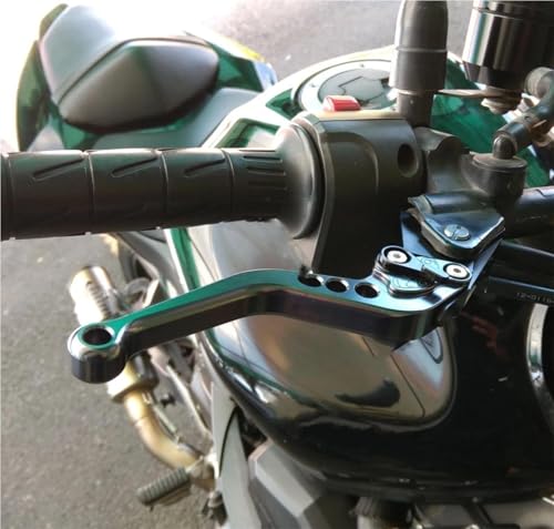 Leviers frein moto réglables gris pour réparer les commandes dures de Suzuki SV650 - 8
