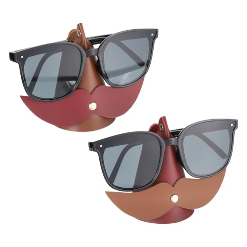 Porte-lunettes barbe et nez PATIKIL, une étagère amusante pour égayer la décoration de votre salon