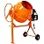 5.0 Cubic Ft Electric Cement Mixer, 650W 2/3HP Portable Concrete Mixer with Wheels and Stand,Adjustable Tilt Concrete Mixer Tools, for Mortar, Stucco and Fodder