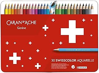 Caran D'ache 1285.730 Swisscolor color Pencils in Metal Box (Pack of 30)