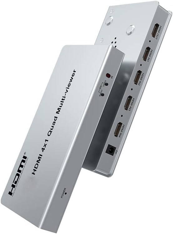 Image of 1080p HDMI 4x1 Quad Multi-viewer Split Screen with 5 Modes Display and Seamless Switching (HDMI 4x1 Quad Multi-Viewer)