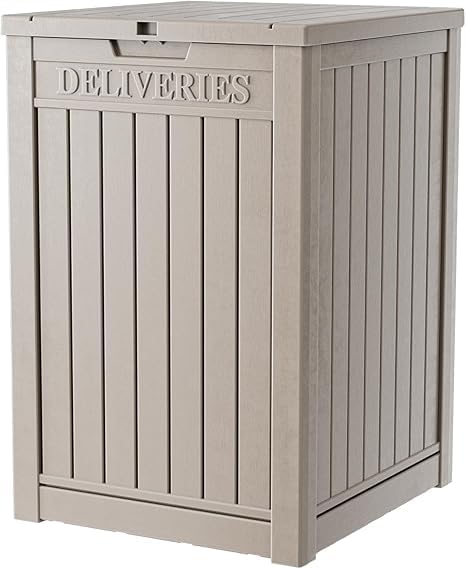 DRATO 48-gallon lockable deck box, large outdoor storage