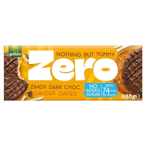 Zero No Added Sugar Dark Chocolate Ginger Oaties 285g
