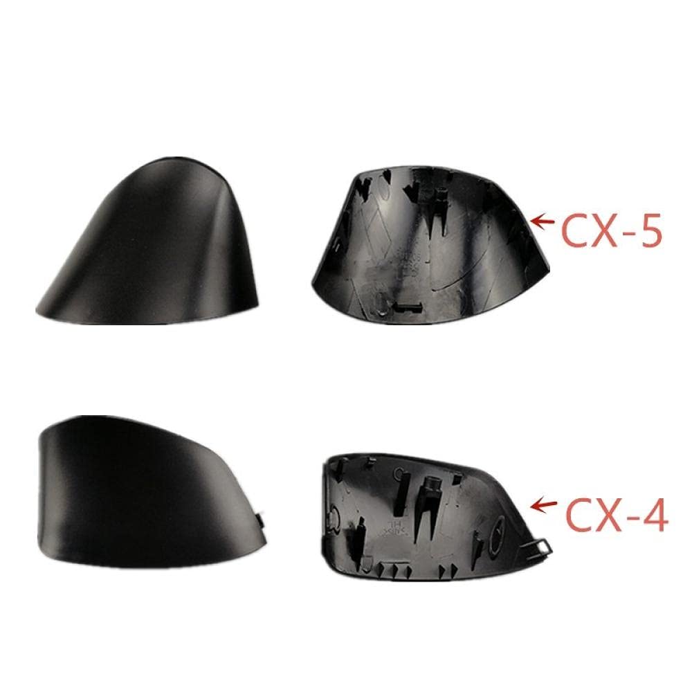 Copertura inferiore specchietto laterale auto Specchietto retrovisore Alloggiamento telaio adatto per Mazda CX-5 2015 2016 adatto per Mazda CX-3 2016 2017 2018 2019-C_Right