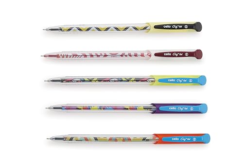 Image of Orly Gel Pens Jar,Pack Of 50,Aesthetic Gel Pen For Students| 0.6Mm Tip Size,Gel Pens Set,Ink Color-Black