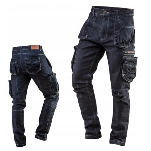 Herren Hosen Cargo Hose Freizeithose Cargohose Arbeitshose Unifarben-Hose, ganzjährig, lässig, alle einfarbig, mit Reißverschluss, Hosen, Mode, Overalls, Strandtaschen, Hose Cargohose Herren Winter 5 NEO TOOLS Herren Arbeitshose Denim, lang, 8 Pockets, Gr. XS-XXXL, verstärkte Nähte, ausprofilierter Kniebereich, Mischgewebe 98% Baumwolle, 2% Elasthan 410 g/m2, Multifunktionstaschen, Cargo-Optik