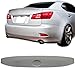 Pre-Painted Trunk Spoiler Compatible with 2006-2013 Lexus IS250 IS350 ISF, IK Style ABS Painted #1G1 Tungsten Pearl Trunk Boot Lip Wing Deck Lid Available by IKON MOTORSPORTS, 2007 2008