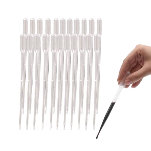 5000 pieces-500/BX, 10BX/CS, 6ML Pipettes, Disposable Plastic Transfer Pipettes - High Precision Pipettes Dropper for Science Experiments or Laboratory use- Convenient and Safe