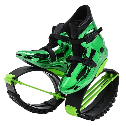 KPHYMOD Jumps Shoes Kangaroo Jumping Shoes 36-44 EU Green Bouncing Workout Moon Shoes Jump Boots with 3 Pcs Tension Springs(XL) KPHYMOD Jumps Shoes Kangaroo Jumping Shoes 36-44 EU Green Bouncing Workout Moon Shoes Jump Boots with 3 Pcs Tension Springs(XL)