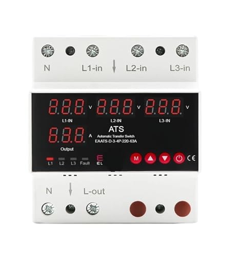 Commutateur de transfert automatique ATS 100A pour éviter les coupures de courant
