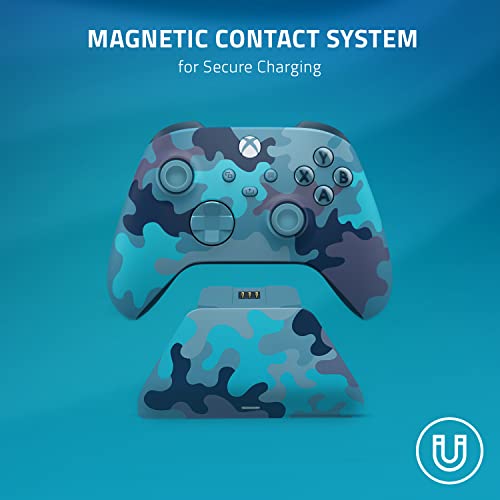 Image of Razer Universal Quick Charging Stand for Xbox Series X|S: Magnetic Secure Charging - Perfectly Matches Xbox Wireless Controllers - USB Powered - Mineral Camo (Controller Sold Separately)