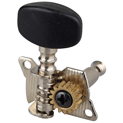 Futheda Lot de 4 chevilles d’accord avec vis pour ukulélé, guitare et basse à quatre cordes, noir - Les Beatles, Paul McCartney, John Lennon, RIngo Starr, George Harrison Futheda Lot de 4 chevilles d’accord avec vis pour ukulélé, guitare et basse à quatre cordes, noir – Image 4