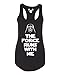 DisGear Star Wars The Force Runs with Me Graphic Ladies Tank (Small, Black - Prime)