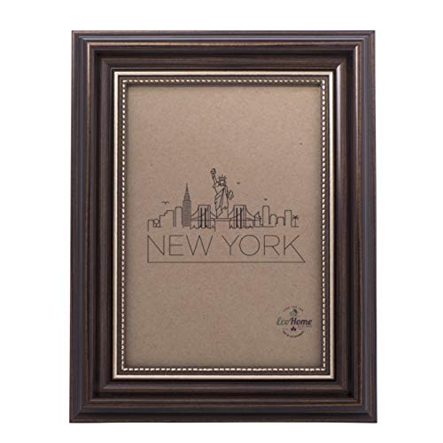 5x7 Picture Frame Antique Brown - Mount Desktop Display, Frames by EcoHome