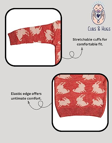 Image of CUBS & HUGS Full Sleeves Baby Woolen Sweater Pullover Cardigan