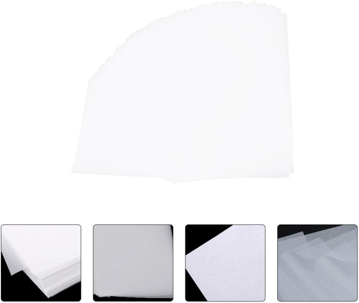 White Paper Tracing Paper 400 Sheets, 4 Packs for Students