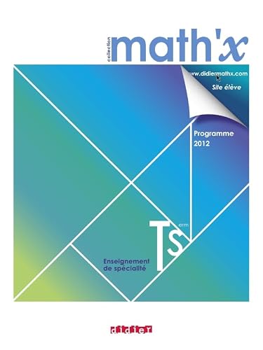 Couverture de Math'x terminale S spécialité - Manuel format compact- édition 2012