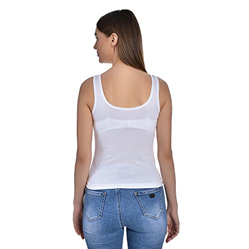 Image of Aimly Women's Regular Fit Sleeveless Cotton Camisole Slip Spaghetti | Combo Pack of 3