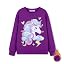 Fleece-unicorn Purple