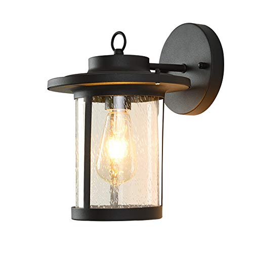 Lampe murale extérieure étanche E27 luminaire rond anti-rouille pour balcon et cour