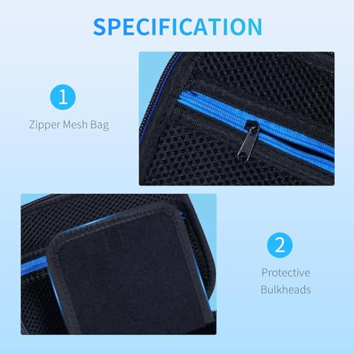 FEELWORLD Carrying Case Compatible 5-6 inch Cámara DSLR Monitor miniatura 5