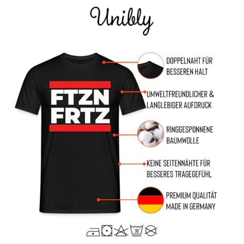 FTZNFRTZ FTZN FRTZ Fritze Bundestagswahl Merz 2025 Herren T-Shirt, Schwarz, XL