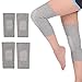 2 Pair Premium Graphene Knee Support Brace Sleeves S and M Size, Fitness Warm Leg Wrap Winter Thermal Knee or Arthritis, Unisex ive Compression for Hiking Running Jogging Ball