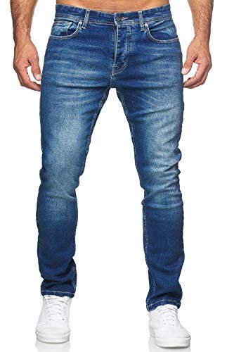 MERISH Jeans Herren Slim Fit Jeanshose Stretch Designer Hose Denim 1501 (29-32, 504-3 Denim) Cover