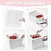 Vorfre 3 Pack Cake Boxes, 10x10x8 Inches Tall Cake Box with Cake Boards, White Bakery Boxes with Window, Disposable Cake Containers with Lids for Cake, Donuts, Pies, Cookies, Wedding, Birthday, Party