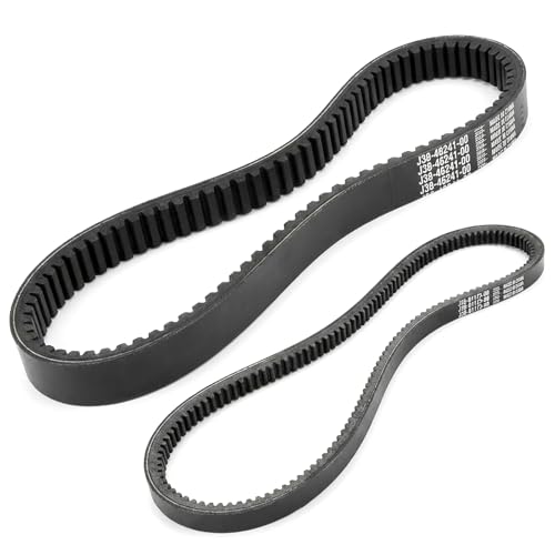 HOGUCAL Golf Cart Starter Generator and Drive Belt Kit for Yamaha G16 to G22 OEM# JN6-H1173-00 J38-46241-00 J55-G6241-00 High Performance Durable Replacement Parts Essential for Smooth Operation