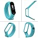 RIJER 4Pack Compatible with Xiaomi Mi Band 3 Mi 4 Bracelet, Silicon Sport Replacement Strap Wristband Accessories Colorful Compatible with Mi Band 3 Accessories