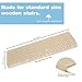 Oak Valley Designs™ Rounded Bullnose Carpet Stair Treads - Anti Slip Indoor Stair Mats for Wooden Stairs, Style: Bayside Charm, Crystal Canyon 31