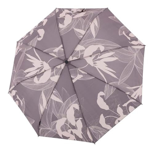 Knirps T.200 Parapluie de poche automatique Garden Earth violet résistant