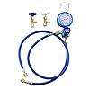 Wisepick R290 and R600A Charging Manifold Hose and Single Gauge Set with 1/2" Acme Can Tap #4